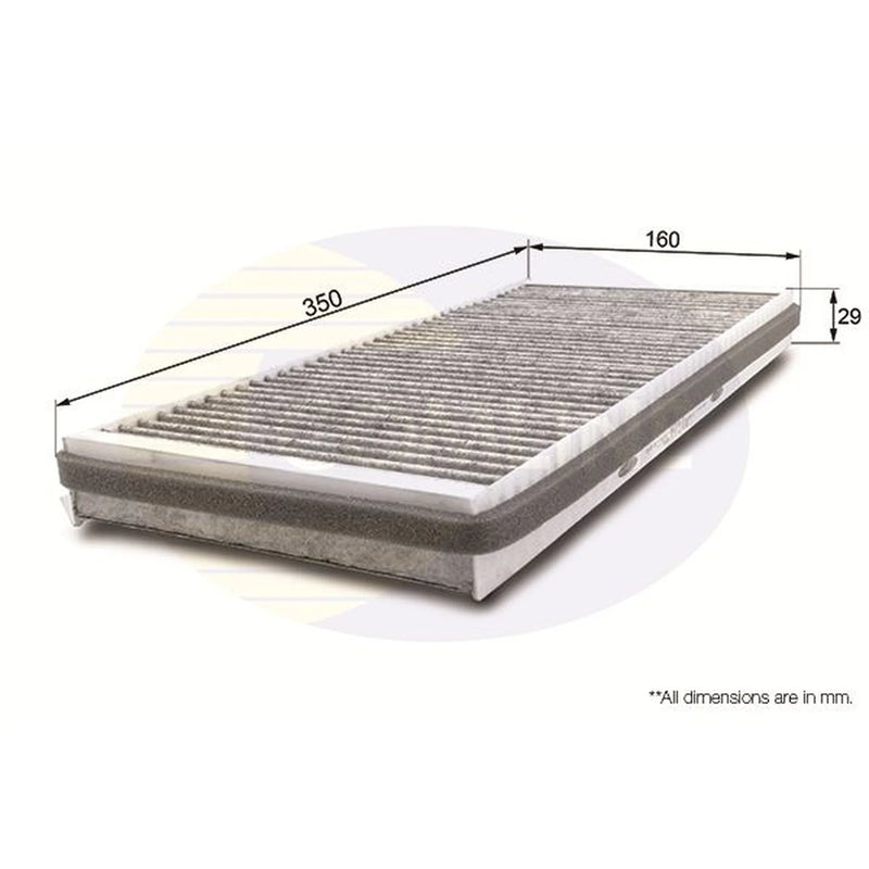 Comline Cabin Air Filter (Pollen Filter) EKF114A