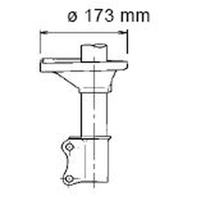 KYB Shock Absorber Damper Strut Rear Left 332095