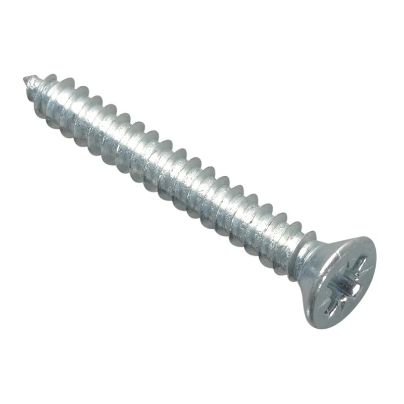 ForgeFix Self-Tapping Screw Pozi Compatible Pan Head ZP 1.1/4in x 8 ForgePack 20