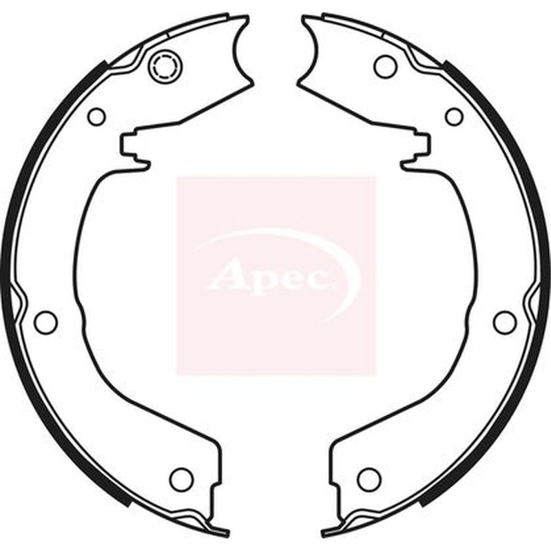 Apec Parking Brake Shoe Set SHU748