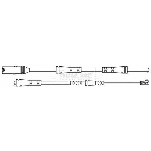 Borg & Beck Brake Pad Wear Sensor Rear BWL3196