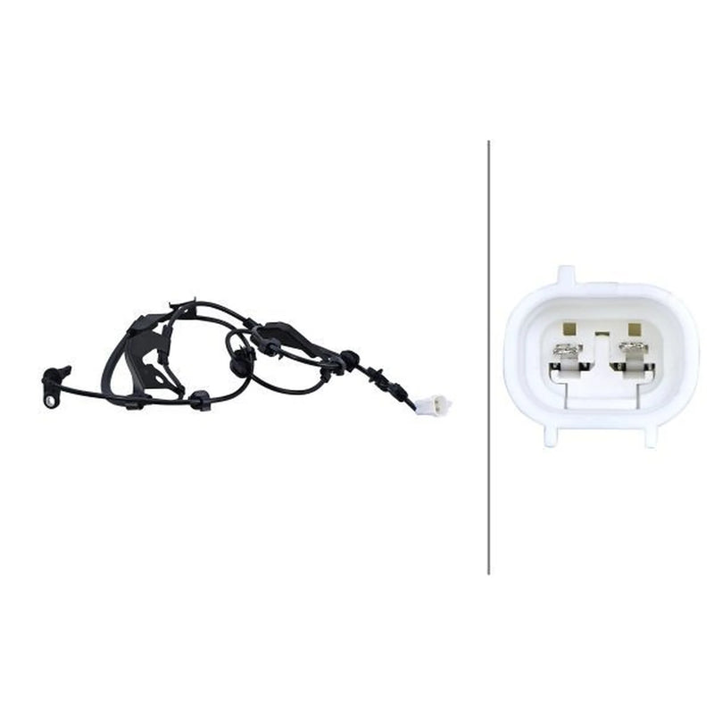 Hella ABS Wheel Speed Sensor Front Right 6PU 230 048-711