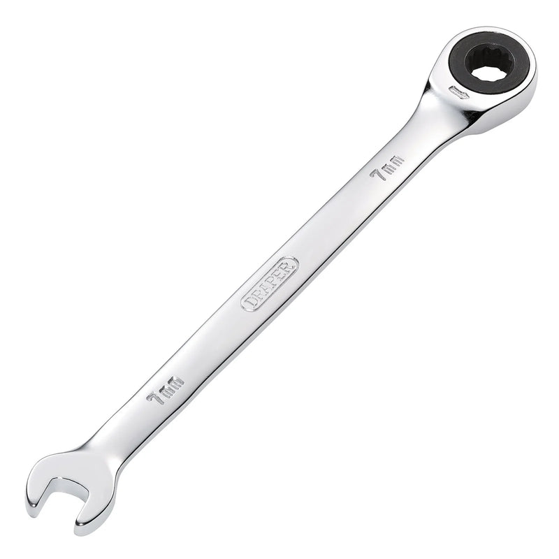 Draper Metric Ratcheting Combination Spanner - Multiple Length Options