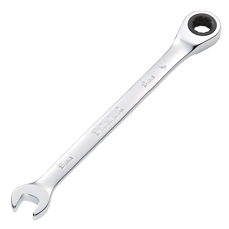 Draper Metric Ratcheting Combination Spanner - Multiple Length Options