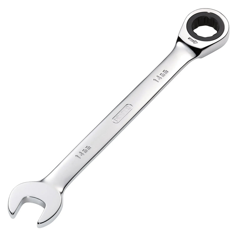 Draper Metric Ratcheting Combination Spanner - Multiple Length Options