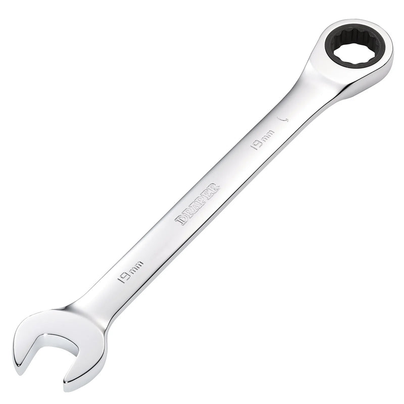 Draper Metric Ratcheting Combination Spanner - Multiple Length Options