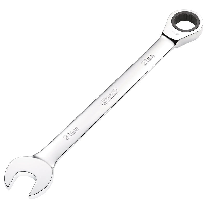 Draper Metric Ratcheting Combination Spanner - Multiple Length Options