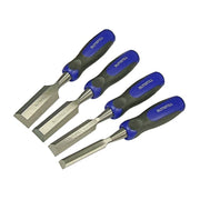 Faithfull Bevel Edge Butt Chisel Set, 4 Piece - FAIWCBUTTS4
