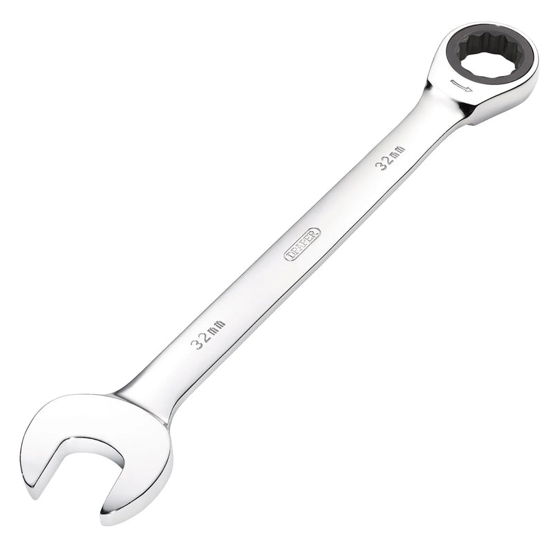 Draper Metric Ratcheting Combination Spanner - Multiple Lengths Available