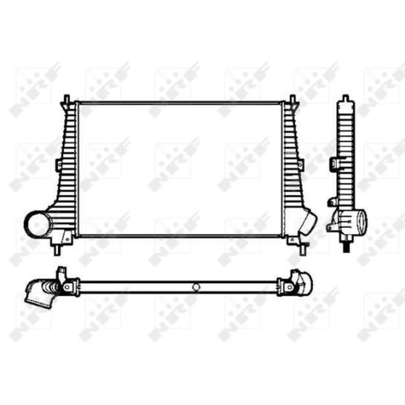 NRF Intercooler (Charge Air Cooler) 30845
