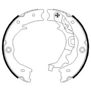 Textar Parking Brake Shoe Set 91072700