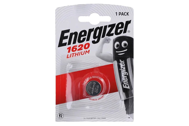 Energizer Coin Cell Battery CR1620 3V 1pc x 10 - CPL