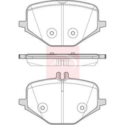 Apec Rear Brake Pad Set PAD2363
