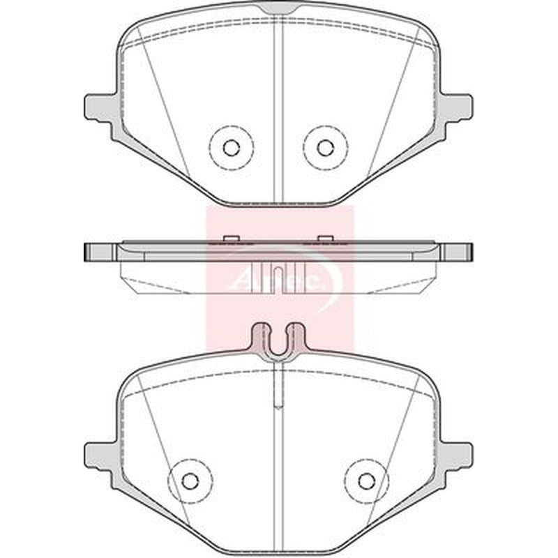 Apec Rear Brake Pad Set PAD2363