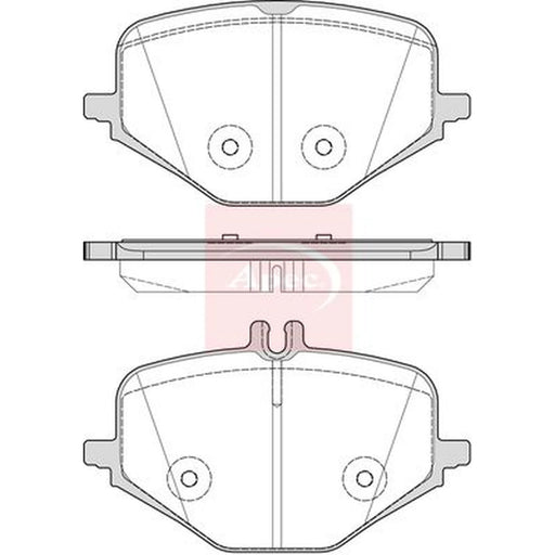 Apec Rear Brake Pad Set PAD2363
