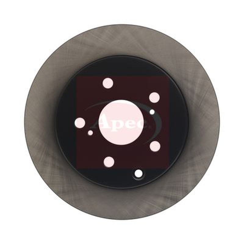 Apec 2 x Solid Rear Brake Discs DSK2524