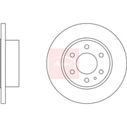 Apec 2 x Solid Rear Brake Discs DSK2533