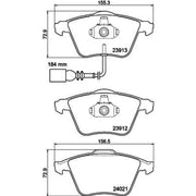 DON Front Brake Pad Set PCP2111