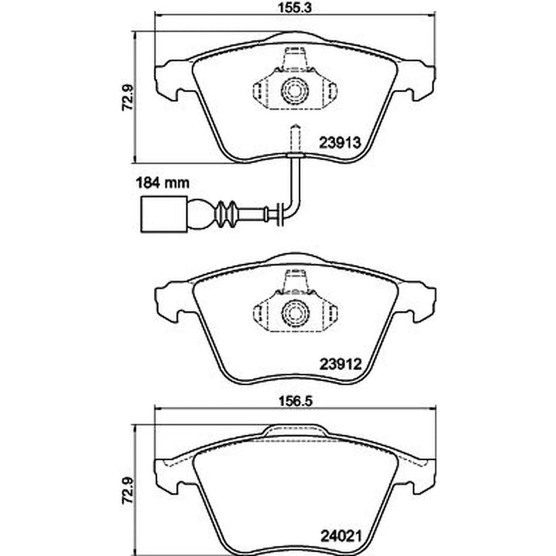 DON Front Brake Pad Set PCP2111