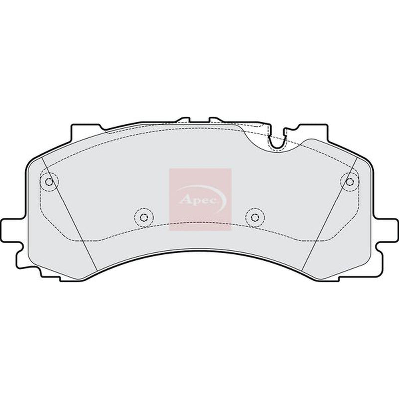 Apec Front Brake Pad Set PAD2167