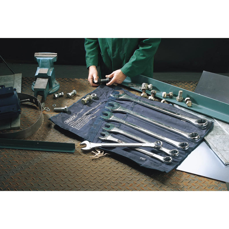 Draper Heavy Duty Long Pattern Metric Spanner Set 6 Piece