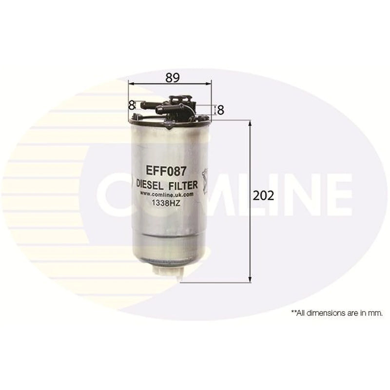 Comline Fuel Filter Element EFF087
