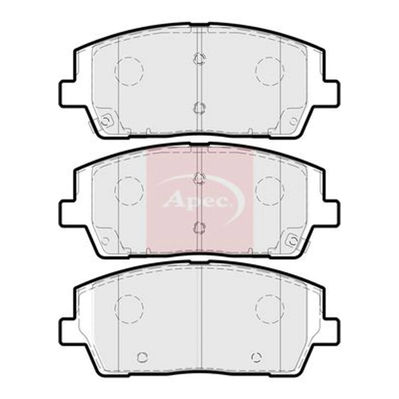 Apec Front Brake Pad Set PAD2312