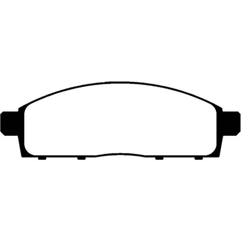 Abtex Front Brake Pad Set PLU1276