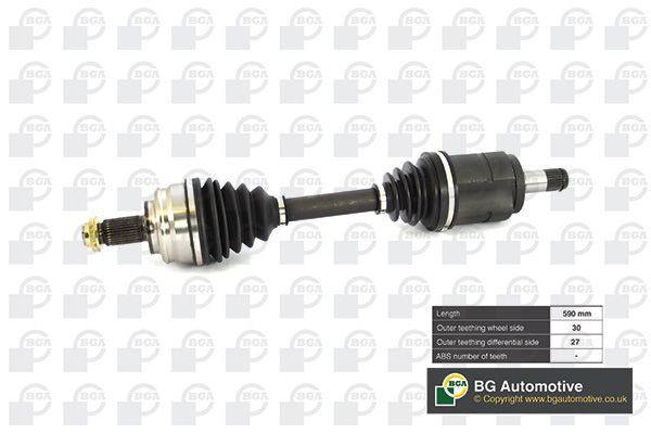 BGA CV Drive Shaft Driveshaft Front Left