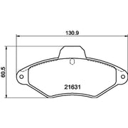 DON Front Brake Pad Set PCP1580