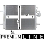 Mahle Air Conditioning Condenser AC 24 000P