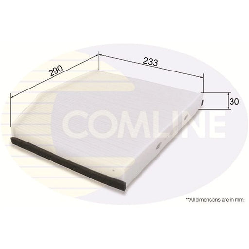 Comline Cabin Air Filter (Pollen Filter) EKF384