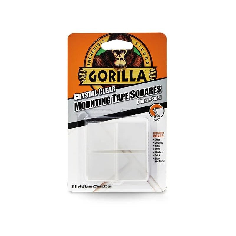 Gorilla Glue Mounting Tape Squares x 24 - 3044111