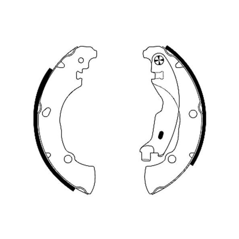 Textar Brake Shoe Set Axle Kit 91053600