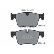 Textar Front Brake Pad Set 2583301