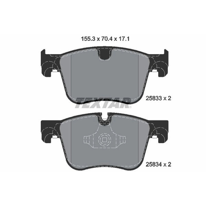 Textar Front Brake Pad Set 2583301