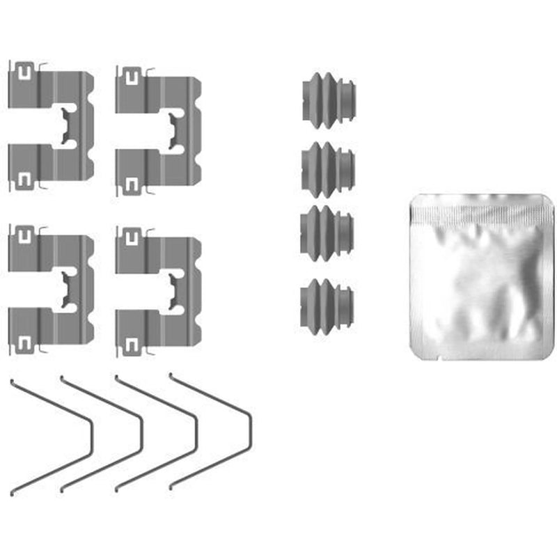 Textar Brake Pad Accessory Fitting Kit Rear 82557300