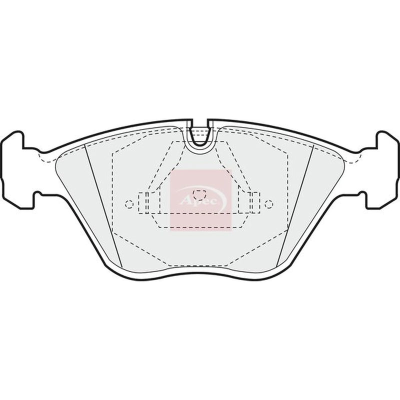 Apec Front Brake Pad Set PAD655