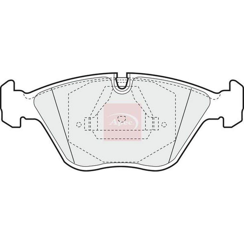 Apec Front Brake Pad Set PAD655