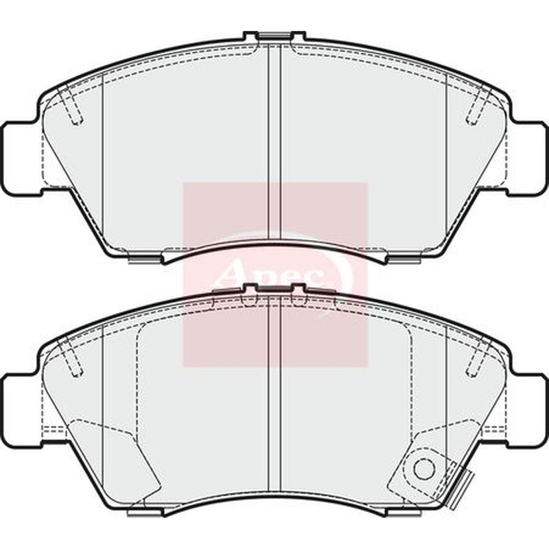 Apec Front Brake Pad Set PAD1660