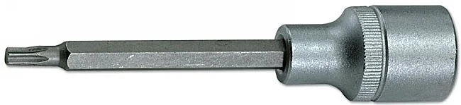 Laser Tools Long Star Socket Bit 1/2"D T20 - PL