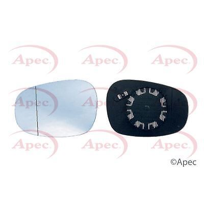 APEC Exterior Mirror Mirror Glass Left N/S Passenger Side Fits BMW 3 Series APEC - Town Parts