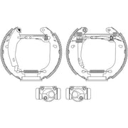 Mintex Brake Shoe Set Axle Kit MSP075
