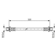 Bosch Brake Hydraulic Hose Line inner 1 987 481 181