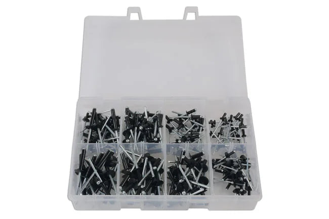 Connect Assorted Popular Black Rivets 200pc - CPL