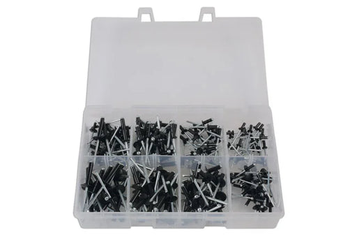 Connect Assorted Popular Black Rivets 200pc - CPL