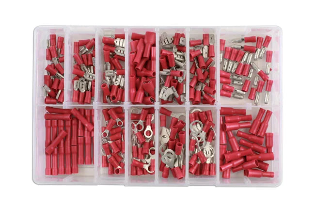 Connect Assorted Red Terminals Box 260pc - CPL
