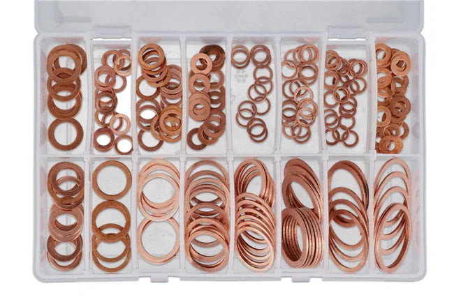 Connect Assorted Copper Sealing Washers Imperial Box 225pc - CPL