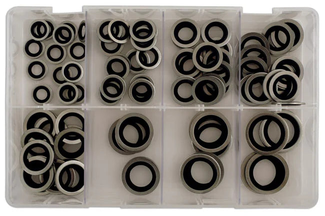 Connect Assorted Metric Bonded Seal Washers (Dowty) 90pc - CPL