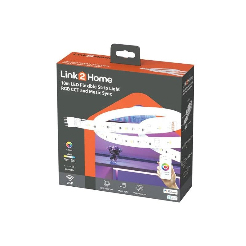 Link2Home Flexible LED Light Strip 10m - L2H-10MSTRIP